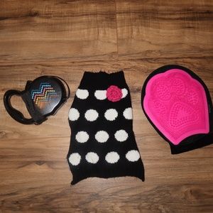 Sweater, Leash, Detangler Set